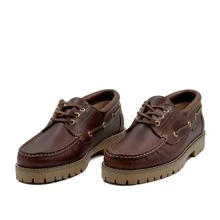 JZ Brothers Nautical Genuine Leather Shoes For Men Brand Szpilman - Brown - View 2