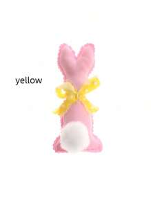 1 件复活节春季兔子装饰，DIY 节日家居装饰道具篮子托盘