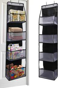 1pc 4 Layer Over The Door Hanging Organizer,Cosmetics Wall Hanging Storage Organizer,Large Capacity Mesh Holder With Clear Pockets Hanging Storage Bag,For Kitchen Nursery Bathroom Closet,Bedroom,Dorm,Baby Diapers,Kids Toys.(4 Layer Multicolor)Bedroom,Organizer,Organiser,Home Storage,White T Shirt Women,Black Pants Women,Ladies Winter Clothes,Dress,Winter Clothes For Ladies,Elegant Woman Dresses,White Shirt For Ladies,Long Sleeve,White Jumpsuit For Women,Spring Dresses For Women,Spring Outfits For Women,Spring,Spring Clothes,Minimalist,Summer Tops