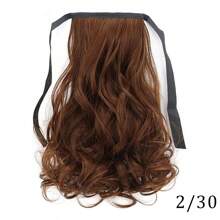 Women's Wig Short Curly Hair Ponytail Bandage Type Big Wave Short Wig Ponytail Short Ponytail Braid, Clip Type Pear Curl Medium Long Wig Braid, Natural And Lifelike. - Multicolor - View 9