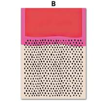 1 件抽象彩色线条墙面艺术帆布画简约海报和印刷品酒店酒吧图片画廊客厅家居装饰无框架