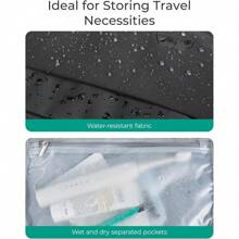 BAGSMART Travel Backpack Carry On Flight Approved, 30L Lightweight Backpack Fits 17.3 Inch Laptop For Men Women, Water Resistant Personal Item Travel Bag With USB Charging Port, Black - 黑色 - 查看 6