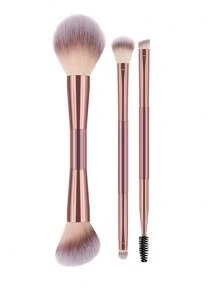 7/5/3件套软毛化妆刷套装，包含散粉刷、腮红刷、轮廓刷、粉底刷、鼻刷、眼影刷、眉刷、唇刷、细节刷，化妆刷套装，化妆刷套装，化妆刷套装，全套化妆刷，化妆刷套装，全套化妆工具，化妆刷套装，化妆刷礼盒套装