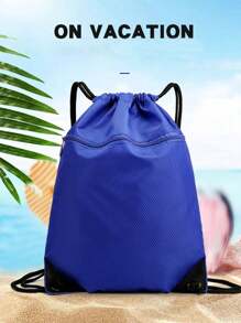 Large Capacity Waterproof Drawstring Backpack, Wet And Dry Separation Design - Ideal For Sports, Swimming And Travel, Durable Waterproof Drawstring Backpack, Suitable For Outdoor Activities And Fitness - View 8