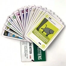Fun Exploding Cat Card Game -15 Card Expansion Pack, Paper Material - A Fun Board Game For Family And Friends At Parties - Multicolor - View 6