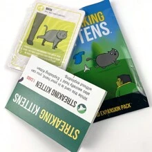 Fun Exploding Cat Card Game -15 Card Expansion Pack, Paper Material - A Fun Board Game For Family And Friends At Parties - Multicolor - View 1