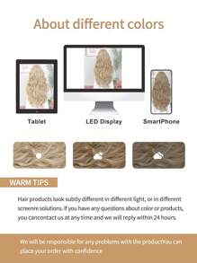 13x6英寸长卷发假发，耐热合成纤维，预拔毛发际线，高清蕾丝前假发，24英寸黑色合成纤维，每根发丝均预先拔毛，自然发际线，适合日常佩戴，高品质，是女孩、女性、角色扮演的理想之选，外观自然，优质柔软合成假发，适合圣诞节、新年、狂欢节、音乐节和其他场合。 - 彩色 - 查看 11