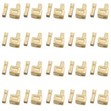 20pcs Premium Metal Zipper Sliders In Golden, Silvery, Bronze & Black - Smooth For DIY Clothing And Luggage Repair
