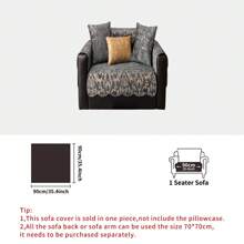 1pc Premium Luxurious Gold Floral Pattern Sofa Slipcover, Non-Slip Home Decor Sofa Cushion Cover, Suitable For Home, Bedroom, Living Room, Office Gifts Birthday Graduation Sofa Cover Couch Cover Sofa Covers Room Decor Living Room Decor