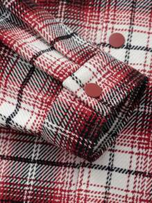 Balabala 男童休閒夾克，時尚春季襯衫款式 - 紅色調 - 查看 5