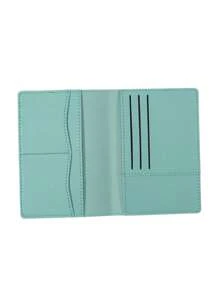 1PC Travel Passport Holder With Credit Card Slot, PU Wallet For Women Men,Boho Vibes - Multicolor - View 20