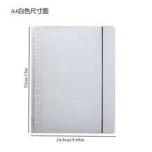 可拆卸 A4/A5 活页夹封面、学生活页笔记本、办公用品、返校用品、学校用品 - 綁帶款活頁夾 - 查看 8