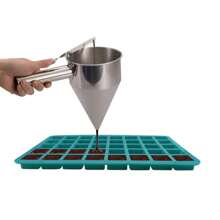 40 Cavities Square Silicone Molds, Mini Cubes Silicone Mold For Chocolate, Hard Candy, Ice Cubes, Gummy