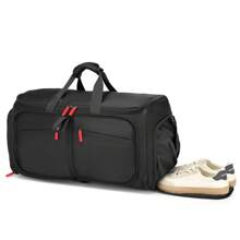 Seyfocnia Carry On Garment Bag Foldable Garment Bags For Travel, Duffle Garment Bag With Shoe Pouch 2 In 1 Hanging Suitcase Suit Bag Men Convertible Garment Bag For Weekend Sport   International Women's Day