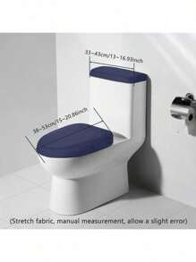 Toilet Tank Lid Cover Stretch Velvet Bathroom Toilet Cover Set Soft Comfortable Universal Toilet Cushion Bathroom Accessories