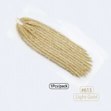 24 英寸蝴蝶辫钩针辫子 Meche 人造辫子钩针辫子接发软辫卷发辫子合成头发 - 彩色 - 查看 11