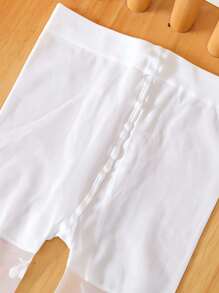 Kinder Sommer dünne Strumpfhose, Mädchen Seiden Strümpfe, weiße Bodysuit Strümpfe, Mesh Strumpfhosen