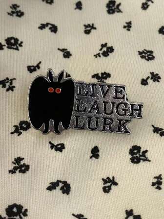 1pc Casual Street Style Zinc Alloy Animal Brooch, Kawaii Moth Enamel Pin, Halloween Ghost Jewelry Accessory, Fashion Trinket Gift Pin For Clothes Bag Charm School Kpop Backpack Teacher Supplies Bag Charms Cute Office Accessories Shirts Jacket Christmas Autumn-Winter Accessories,Suitable For Teens, Youth,Men,Casual, Outdoor, Athletic, Vacation, Graduation Gifts, Birthday, Daily Wear Clothes Pin Funny Teacher Gifts Costume Accessories Men Gifts Bag Pins