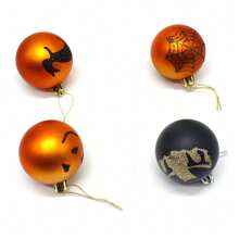 Halloween Ball, DIY Spider Web Eyeball Decorative Hanging Ornament New Year Party Favor Present - Deep Royal Blue - View 6