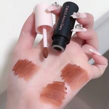Amy's Diary 1pc Soft Velvet Matte Lipstick, 2g, Highly Pigmented, Velvety Brush Tip, Long-Lasting Natural Finish, Non-Irritating