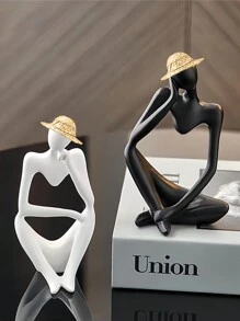 抽象简约风格装饰品,适用于办公室装饰、毕业典礼装饰、卧室装饰、生日礼物、房间装饰、教师节礼物、母亲节礼物。 - 彩色 - 查看 3