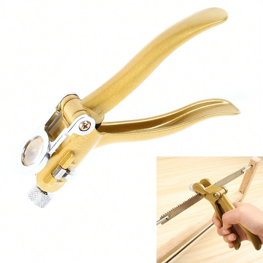 YUNRUX Saw Setting Pliers Hand Band Saws Carpenter Tool Setting Pliers Carpenter Tool Zinc Alloy Carpenter Street Saw Pliers With Magnifying Glass