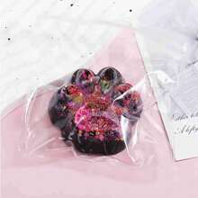 1pc Cute TPR Gradient Taba Squishy Cat Paw Squeeze Toys Slow Rebound Stress Relief Decompression - Multicolor - View 8