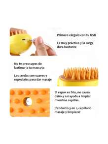 Cepillo para mascotas con vapor - Multicolor - Ver 6