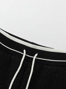 Balabala Girls' Casual Pants, Loose-Fit Spring Trousers - Black - View 3