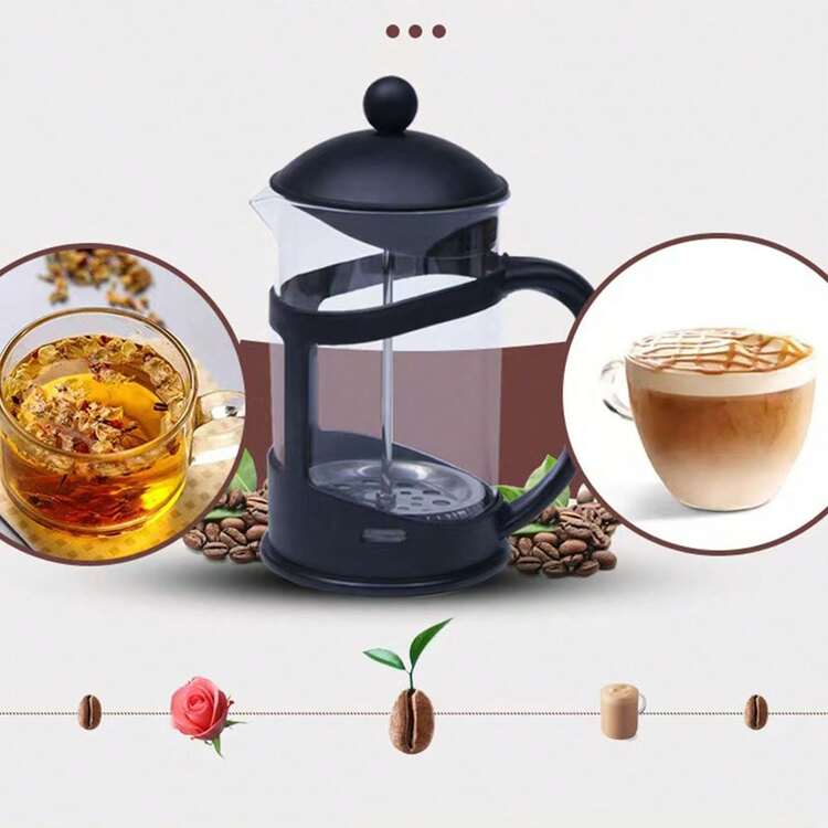 1 件全新不锈钢过滤器，适用于法式压滤咖啡机、耐热法式压滤壶、多功能塑料茶叶浸泡器 - 彩色 - 查看 6