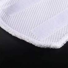 1pc White Microfiber Replacement Pad, Suitable For Shark Steam Mop - Washable And Reusable, Highly Absorbent, Easy To Install - Compatible With S3251, S3101, XT3010 And More - Multicolor - View 5