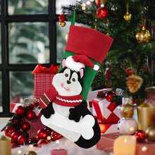 Christmas Stockings Hanging Ornaments, Cat/Dog Stocking For Christmas, Home Decorations Party Supplies