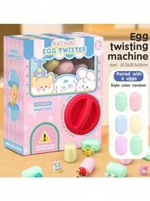 1 set de máquinas de juguetes populares Gashapon para niños con 12 piezas de juguetes de cápsulas aleatorias con máquina de torsión Eqg, caja de cartón con paquete de cápsulas de plástico. Sorpresa de juguetes de caja ciega para regalo de niños - Multicolor - Ver 2