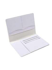 1PC Travel Passport Holder With Credit Card Slot, PU Wallet For Women Men,Boho Vibes - Multicolor - View 3