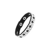 Spiked Studded Armbanden Punk Leren Klinknagels Armband Voor Mannen Vrouwen, Punk Rock Star Studded Armband Set Spiked Leren Manchet Armband 80s Polsband Emo Armband Verstelbare Punk Accessoires Spiked Leren Armband Geschenken