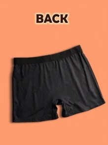1pc Men's Customized Valentine's Day Boxer Briefs, Personalized Men's Underwear, Customized Boxer Briefs, Husband Customized Boxer Briefs, Funny Expression Customized Boxer Briefs, Valentine's Day Gift, Anniversary Gift, Birthday Gift, Wedding Gift, Gift For Best Friend, Gift For Boyfriend, Gift For Husband - Black - View 4