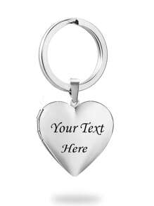Llavero personalizado de acero inoxidable, regalo para amante, aniversario, Navidad, Día de San Valentín, Halloween, Día de la Madre, Día del Padre
