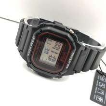 Men's Digital Aqua Waterproof Classic Military Watch - Red - View 3