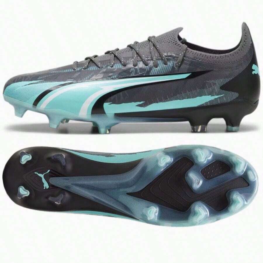 Puma Ultra Ultimate Rush FG/AG M 107827-01 Football Shoes - Grey - View 1