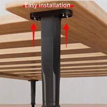 mupingmian 4PCS(7.09"~13.39") Adjustable Bed Frame Support Legs, Frame Center Slats Heavy Support Leg, Durable Furniture Suport Legs For Frame/Sofa/Dresser/Table, Legs Furniture Replacement Parts, - Chiều cao (7,09"~13,39") 4 CÁI - Xem 7