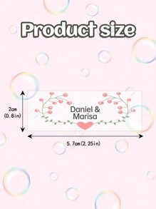 45pcs Wedding Bubble Tube Labels, Personalized Wedding Labels, Wedding Stickers Custom, Bubble Wand Label Clear, Bubbles Wedding Label, Bubble Party Custom Transparent Stickers, Multi-Functional High-Quality, Cute, Vintage, Custom, Personalized, Unique, Ideal Gifts For Him, Ideal Gifts For Her, Her, Girlfriend, Family, Friends, Son, School Students, Workers, Kids, Dining Room, Bathroom, Living Room, Bedroom, Office, Tea Room, School, Home, For Anniversaries, For Birthdays, For Weddings, For Graduation, For Housewarming,Wedding Essentials,Customized Wedding Crafts,Warm Ambience - Multicolor - View 16