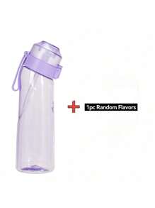 1 Piece Of 650ml Air Bottle Tritan Water Bottle Comes With 1 Sachet Randomly, Air Atmosphere 0 Candy Fruit Flavor, Tritan Plastic Water Bottle Has Atmosphere To Drink More Water, And Comes With 1 Scent Ring Randomly - Multicolor - View 12