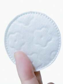 100片/包一次性压花无油卸妆棉垫，节水又亲肤