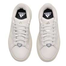 Adidas GRAND COURT PLATFORM 休闲鞋，厚底女式运动鞋，日常运动 JH8667 - 礬土棕/棕金屬 - 查看 4