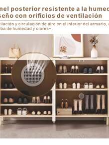 Zapatera Organizador Blanco Zapatero Organizador 3 Puertas - Camel - Ver 3