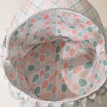 Easter Tote Bag, Cute Rabbit Floral Large Capacity Basket Children Festival Present Bag - Multicolor - View 5