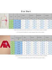 Women Matching Sweaters Heart/Letter Pattern Long Sleeve Round Neck Knit Pullover