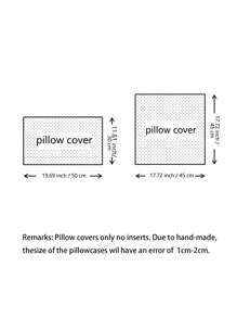 1pc Exquisite Bead Embroidery Cushion Pillowcase, Suitable For Multiple Room Types And Sizes, Machine Washable, Zipper Closure, No Pillow Core Gifts Birthday Graduation School Decor School Surprise Dormitory Decor Back To School Home Decor Room Decor School Supplies