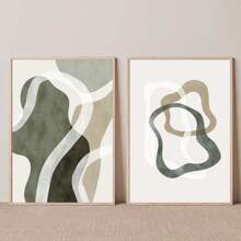 1pc Scandinavian Minimalist Boho Wall Art Posters Abstract Decorative Painting HD Canvas Prints Home Bedroom Living Room Decoration No Frame - Multicolor - View 4