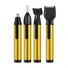 四合一多功能面部修剪器专业理发器身体胡须耳鼻修剪器无绳可充电男士剃须刀